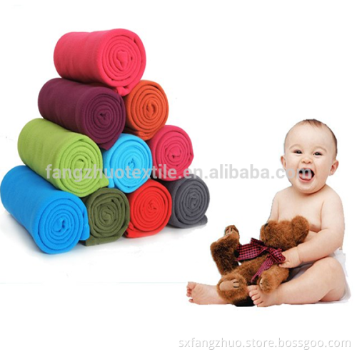 anti-pilling both flannel  50x60 fleece blanket
